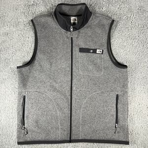 The North Face Men's Gordon Lyons Full Zip Vest TNF gray heather Sz XL